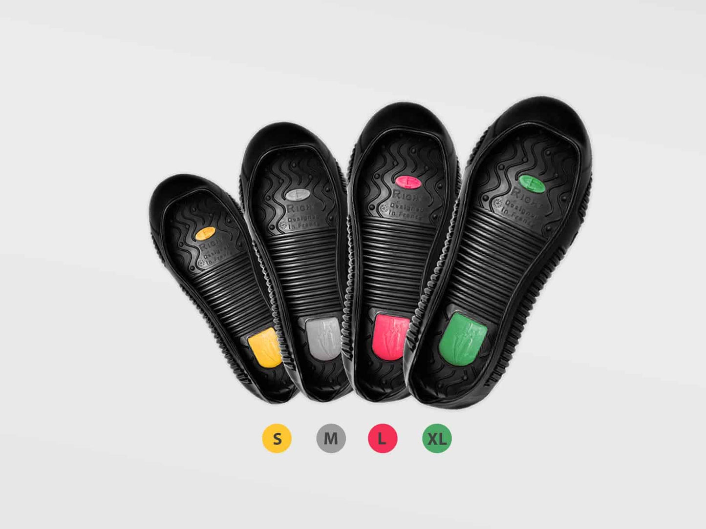 Safety Jogger Easy Grip Anti-Slip Overshoes, Black, S-XL, 1 Pair
