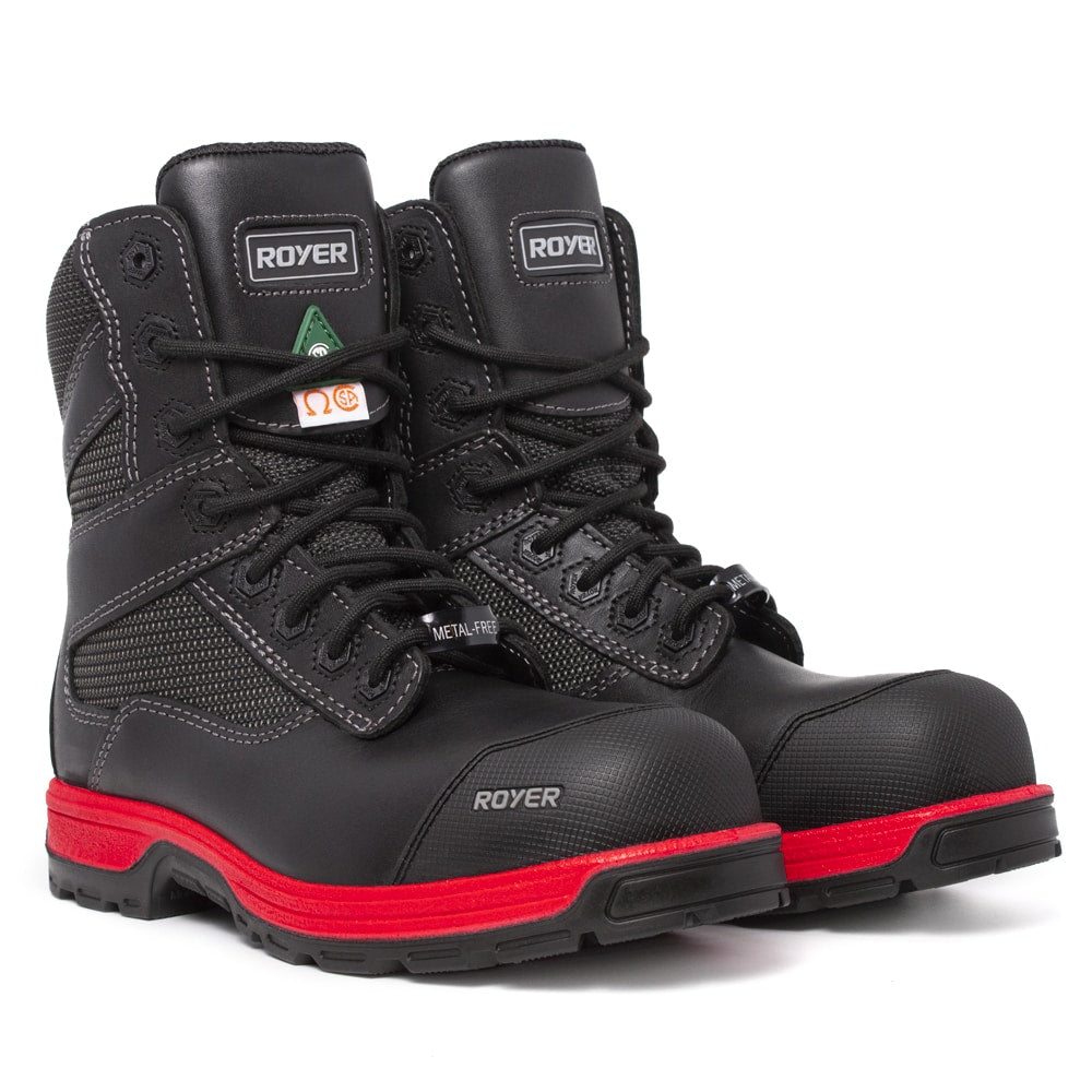 ROYER AGILITY GTR 5700GTR, BLACK-RED, REGULAR, SIZE: 5 - 16, 1 PAIR