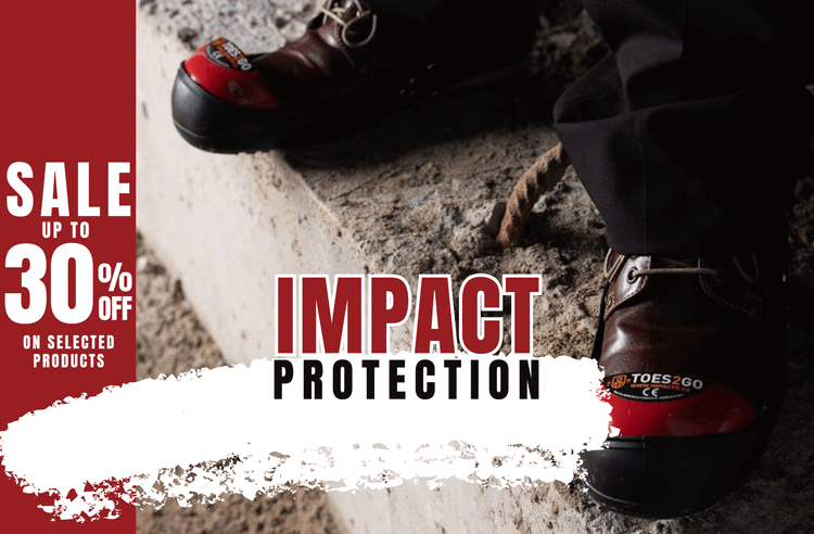 Toe sales protection shoes
