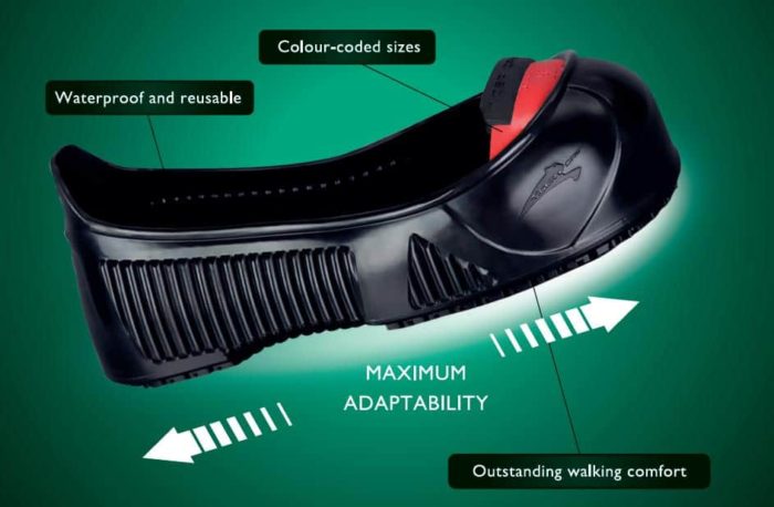 Anti-slip Overshoes with Safety Toe Protection – Total Protect